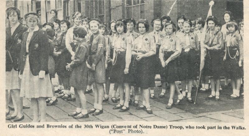 Convent Girl Guides and Brownies  1962