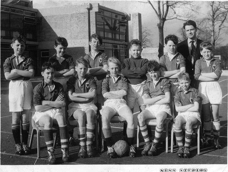 Up Holland Secondary School 1st. Year (1960-61) Football Team.