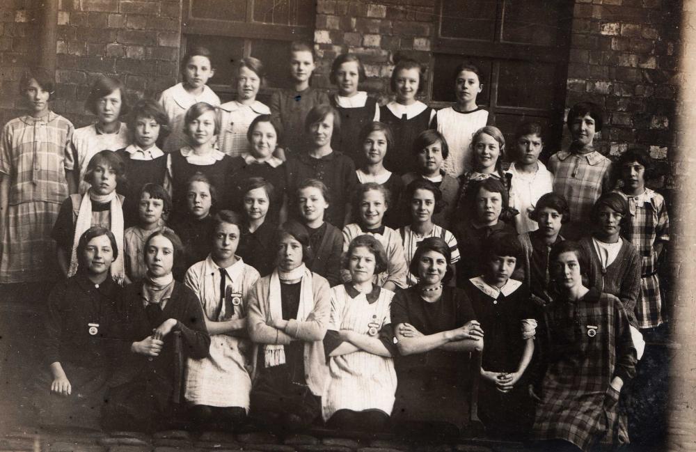 Class photo during the 1920's