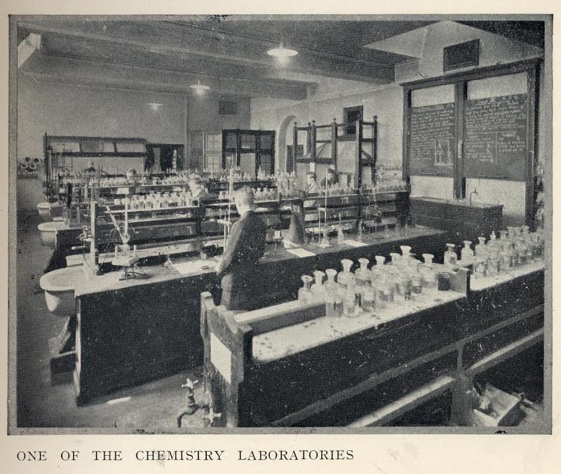 Wigan Mining and Technical College Chemistry Lab 1941