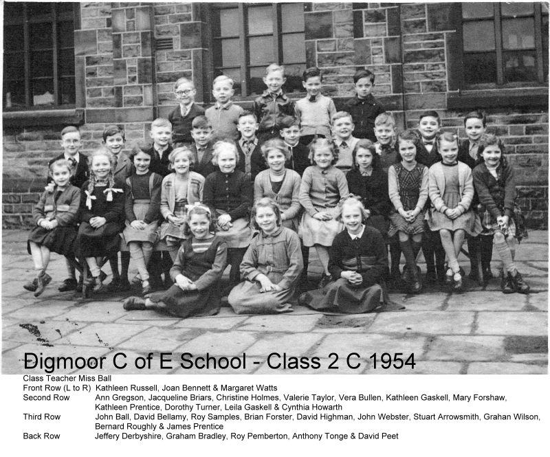 Digmoor C of E School Class 2 c1954