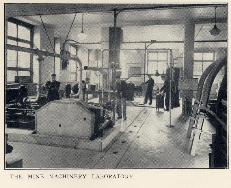 Wigan Mining and Technical College Mining Machinery Workshop  1941