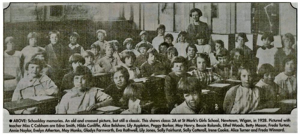 St, Mark's Girls School - Class 3A - 1928