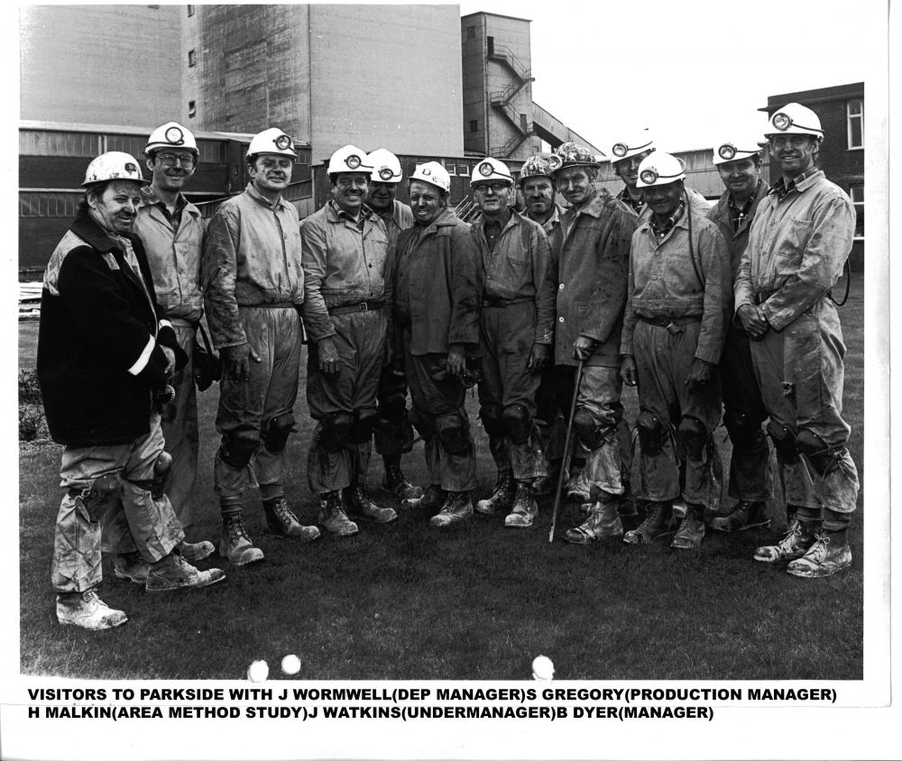 group at Parkside Colliery
