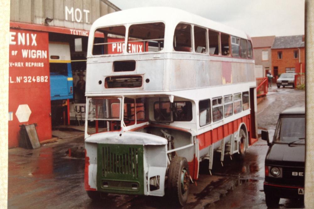 Former Wigan Corporation bus.         Terry Lawrenson collection.