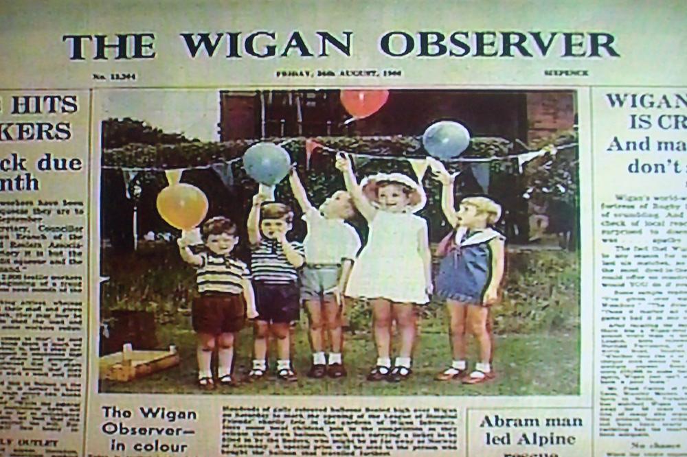 Wigan Observer first colour picture   26 August 1966