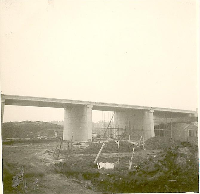 31-03-1963.-Shevington Moor.The Bridge  and the road that was never built.