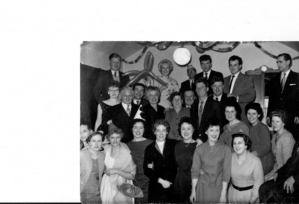 Christmas Party at  De-Havelland, Lostock circa 1960