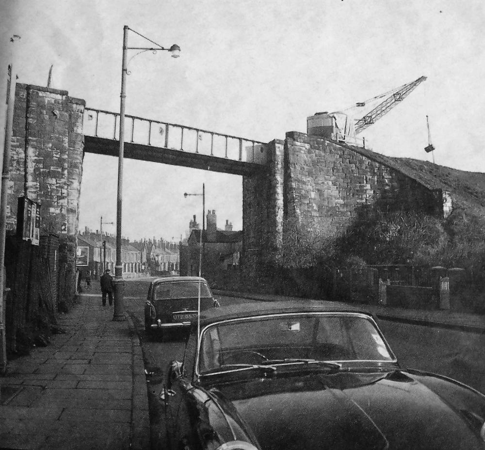 Pemberton loop line bridge demolition 1971