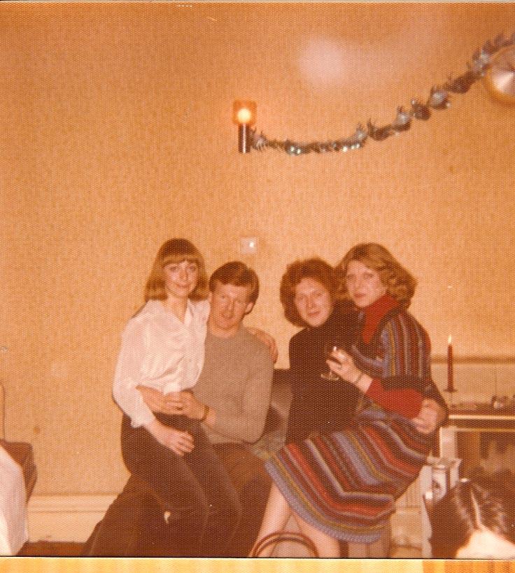 Christmas party 1978 in sitting of nurses home