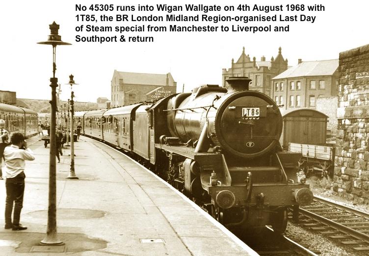 Wigan Wallgate 1968 Last Day Steam Special