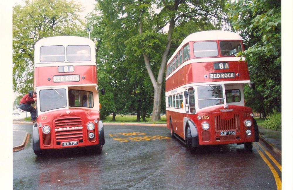 Two Preserved Wigan Buses