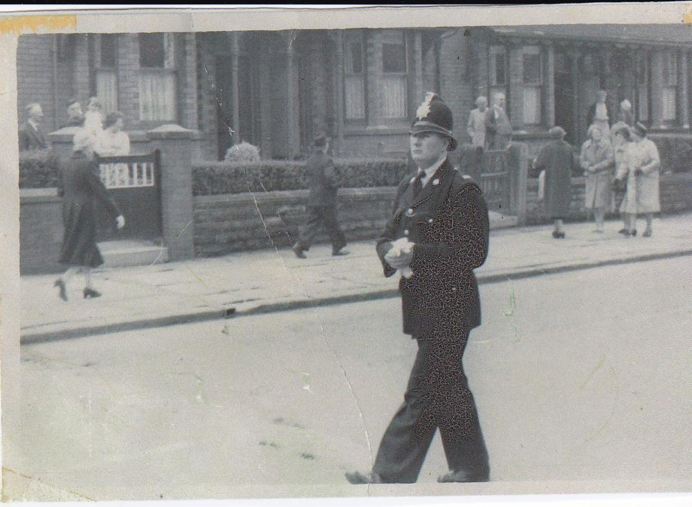 Photograph taken of me, in May, or June, 1963. Taken in Ormskirk Road, Pemberton.