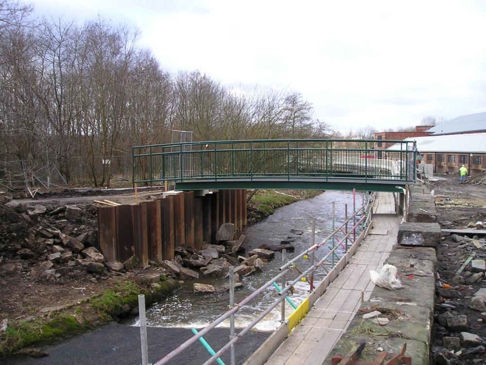 27-02-2008-New footbridge installed.