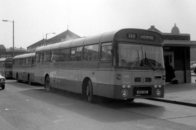 LUT bus at Wigan bus station