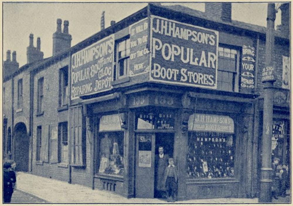 J. H .Hampsons Boot Shop 1908