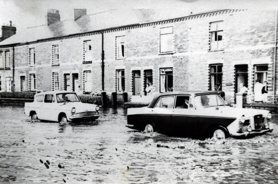 Flood on Bolton Road.