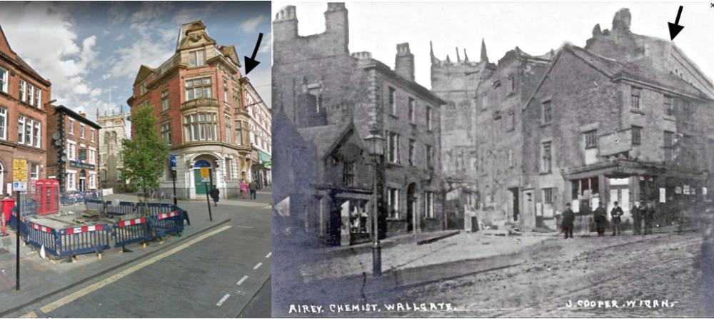 Wallgate circa 1884 to 2014