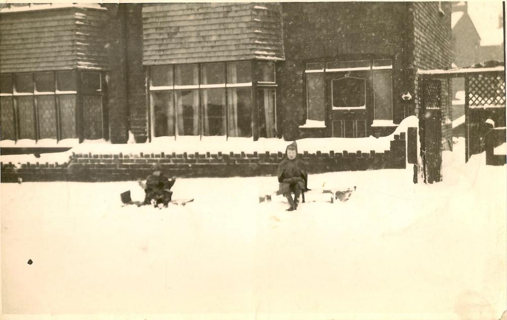 Wrightington Street -28-01-1940. Winter Snow.