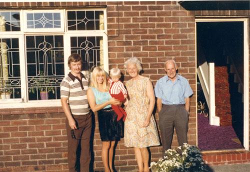 My family at 74 Helvellyn Road, Norley in 1973