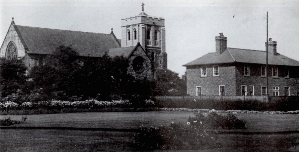St. Mark's, Newtown, Church and Vicarage, 1927
