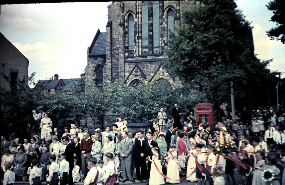 Standishgate - church walks 1964