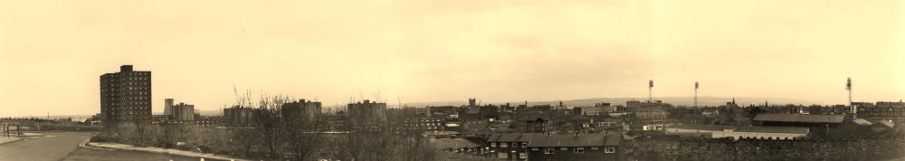 Panoramic view of Wigan