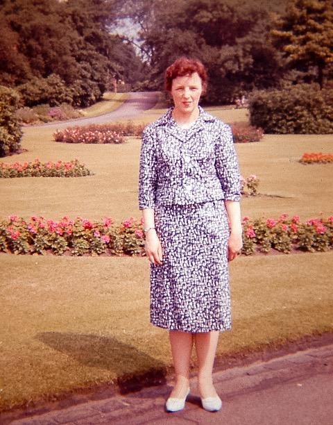 My mam in wigan park 1964