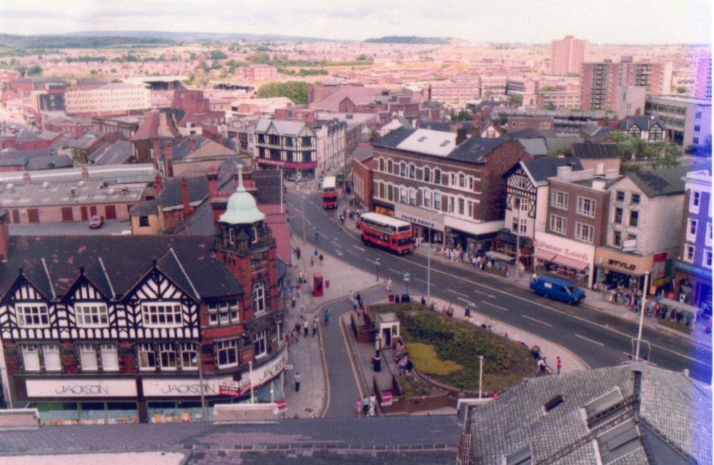 Market Place Wigan . Pic supplied by Ernie Brooks.