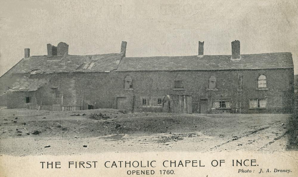 First Catholic Chapel in Ince 1760