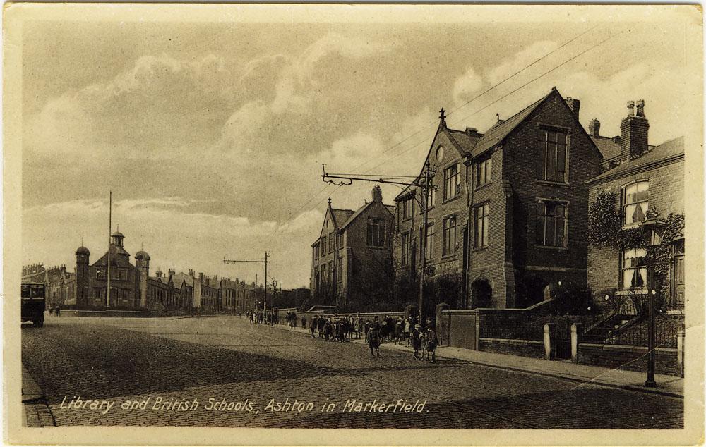 library and british schools, ashton-in-makerfield