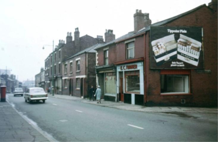 Corner of Upper Morris Street, 1960s.