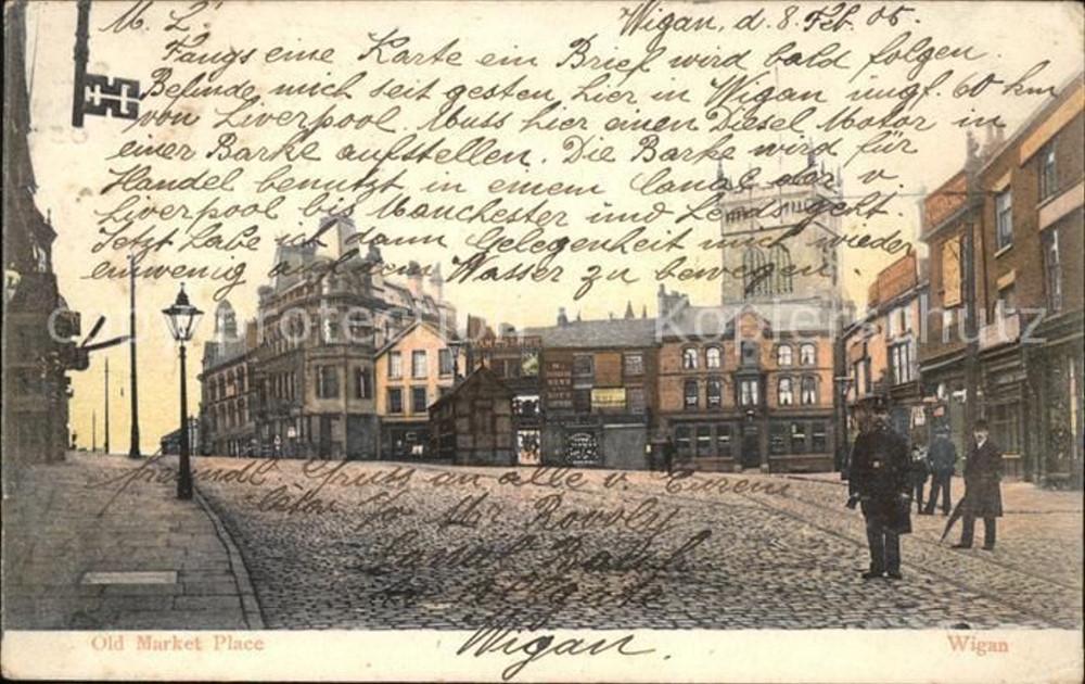 Market Place postcard 1905