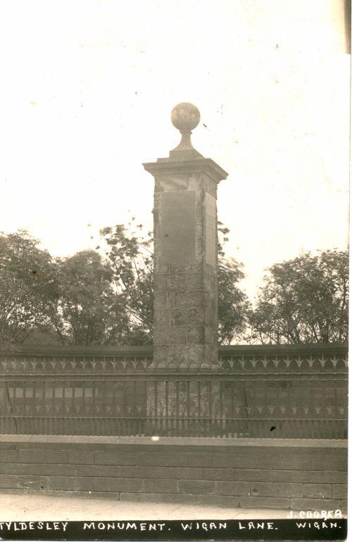 Tyldesley Monument.