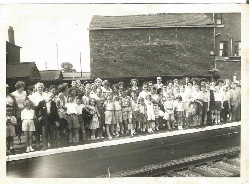 Golborne station about 1960