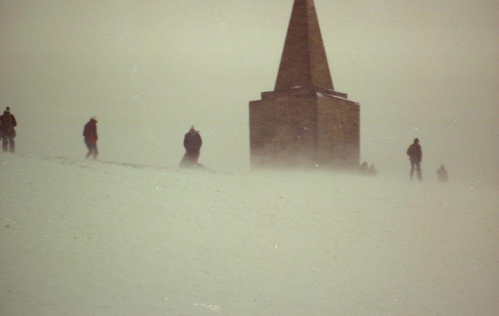 Ashurst Beacon in the snow
