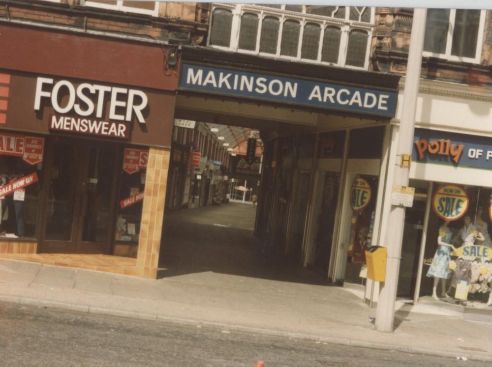 Makinson Arcade from Market Place