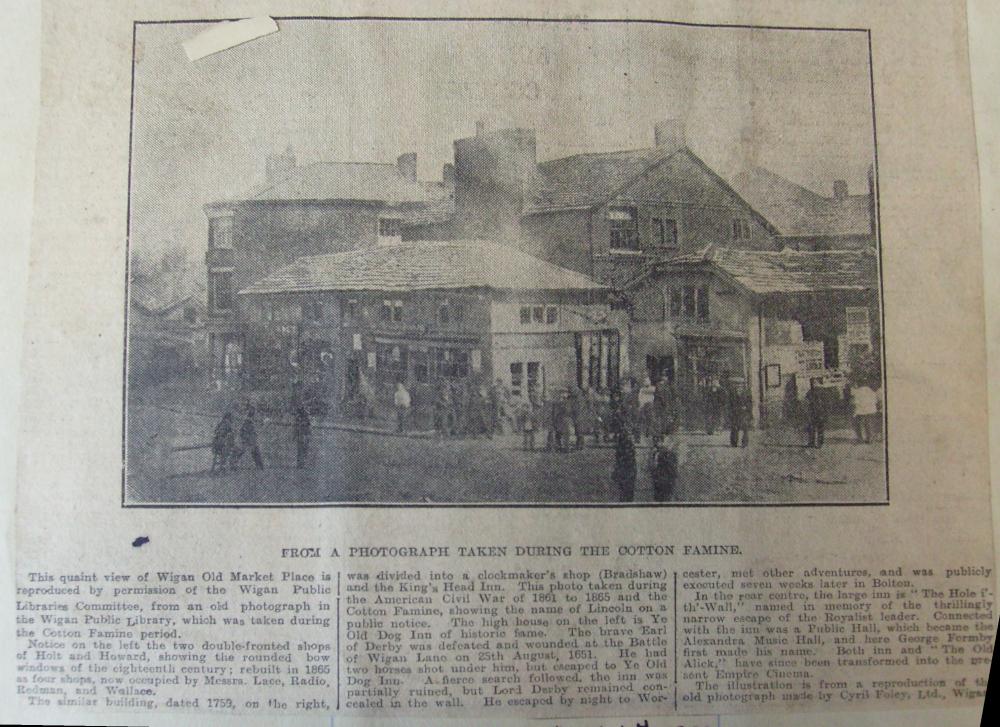 Market Place during the Cotton Famine