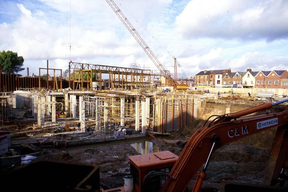 Construction of the Galleries in Wigan.
