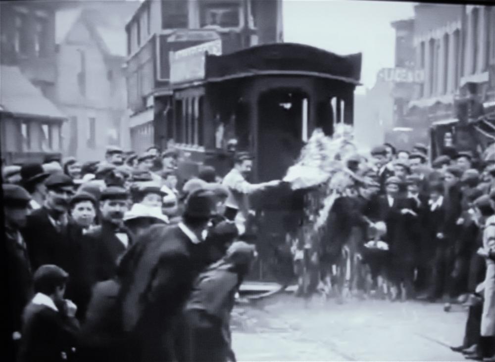 “Living Wigan” a film made in August 20th 1902 in the Market Square