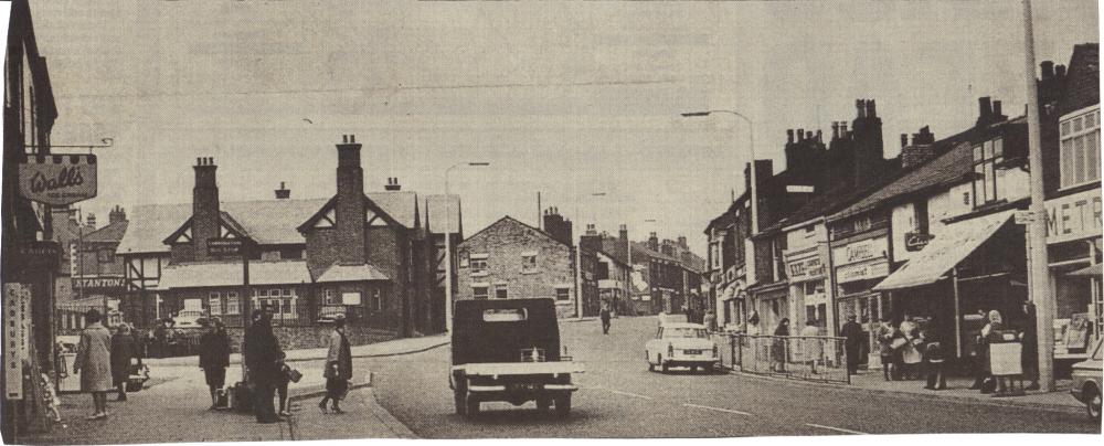 Ormskirk Road on a Quiet Day in 1967. 