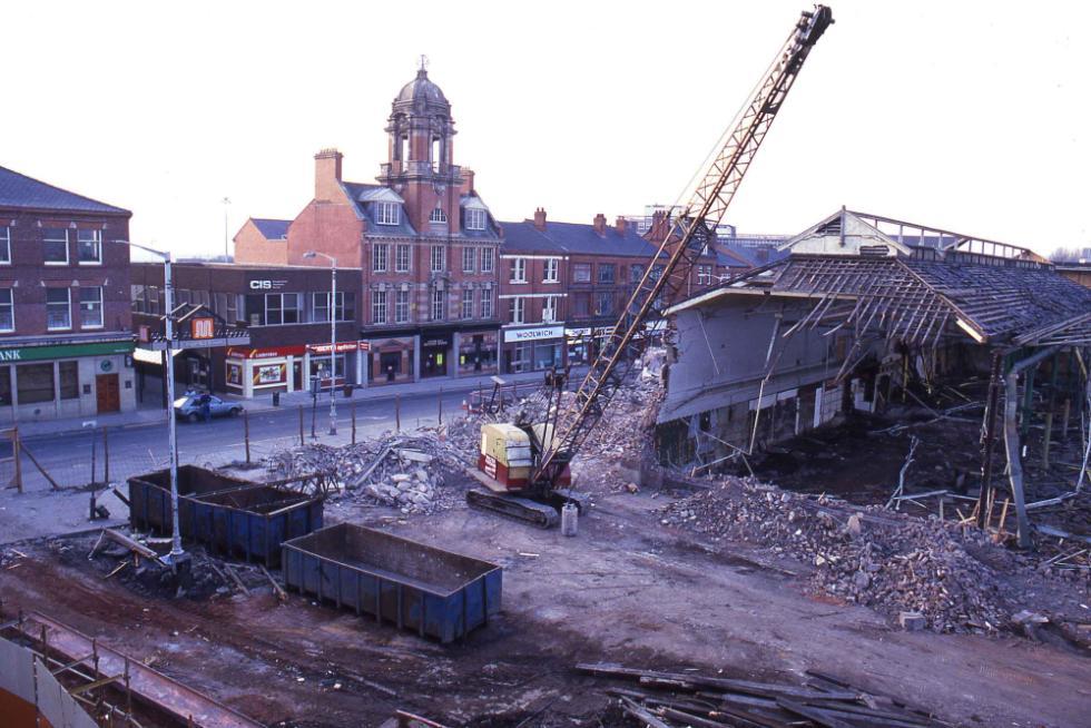 Construction of the Galleries in Wigan.