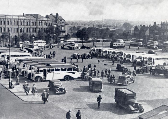 Market Square. 1950's