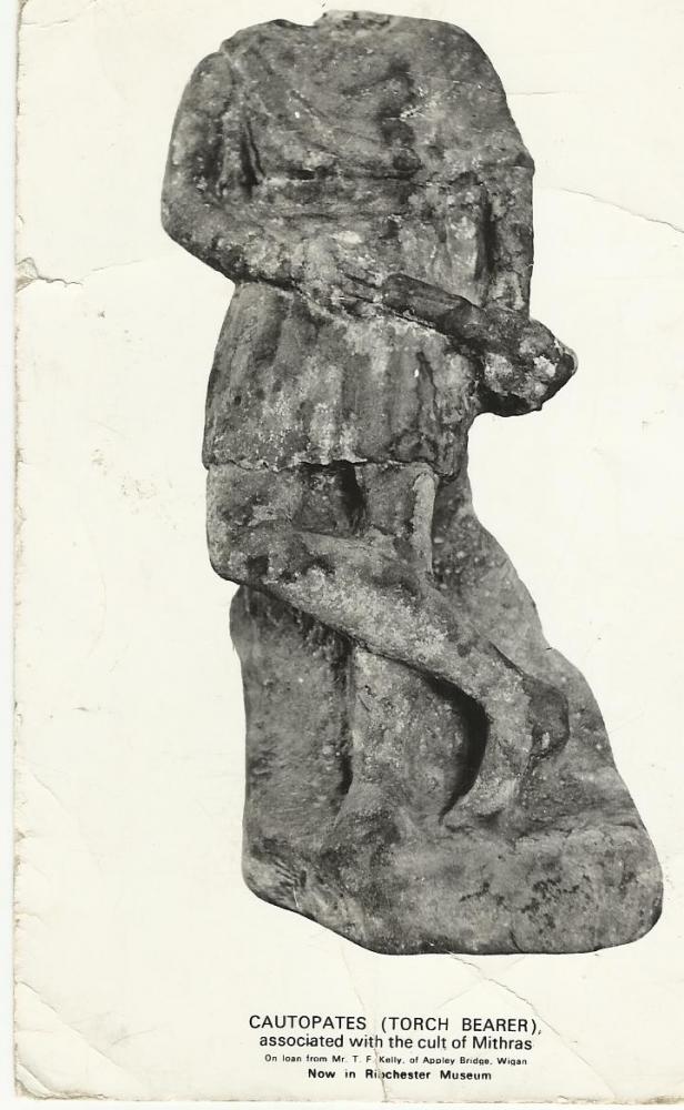 Cautopates statue found at Appley Bridge