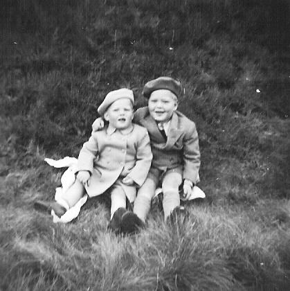 Me and my brother on East Lancs road.