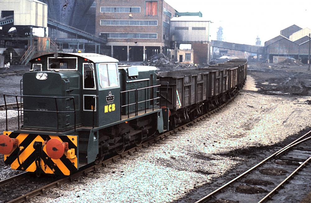 Diesel at Bickershaw colliery