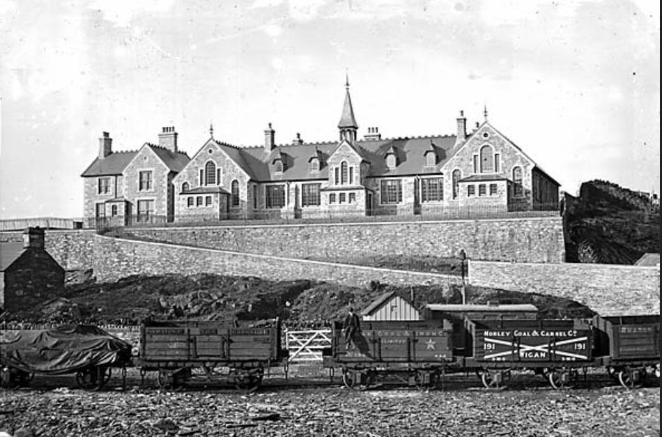 Wigan Railway wagons 1875