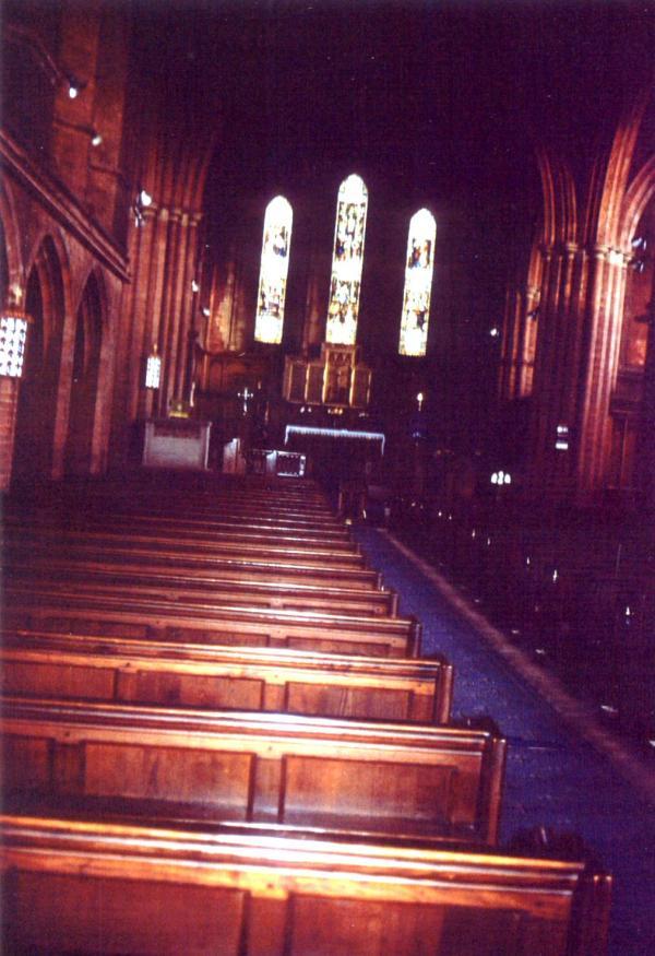 Interior of St Mary's.