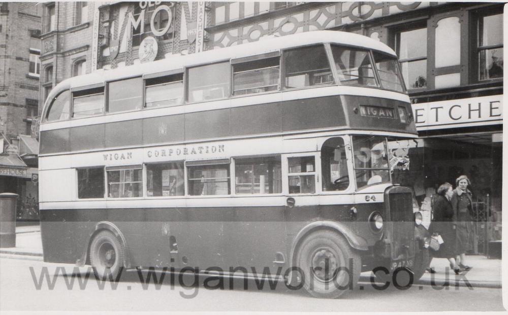 Bus in Market Place 1950's