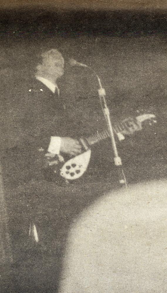 John Lennon on stage